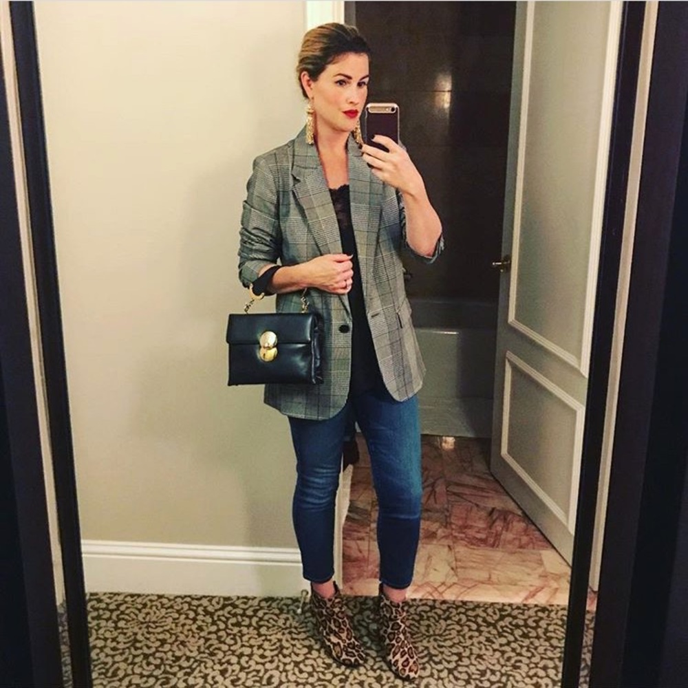 Plaid Blazer